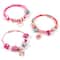Make It Real™ Halo Charms Bracelets Think Pink Set